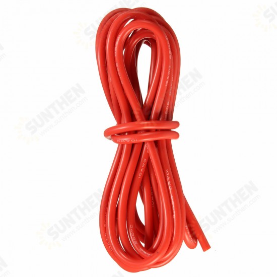 5 Meter Red Silicone Wire Cable 10/12/14/16/18/20/22AWG Flexible Cable