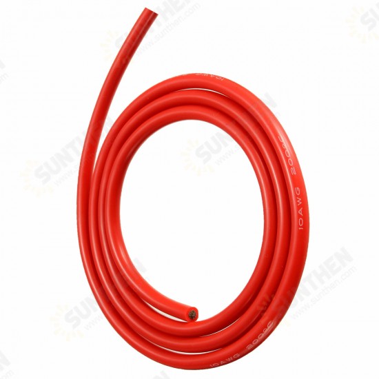 5 Meter Red Silicone Wire Cable 10/12/14/16/18/20/22AWG Flexible Cable