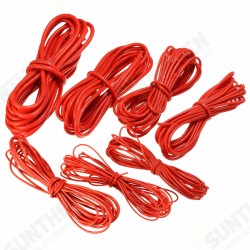 5 Meter Red Silicone Wire Cable 10/12/14/16/18/20/22AWG Flexible Cable 5 Meter Red Silicone Wire Cable 10/12/14/16/18/20/22AWG Flexible Cable