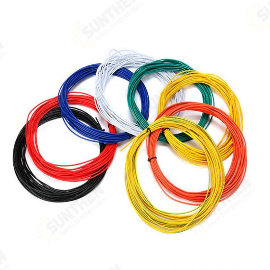 1007 Wire 10 Meters 20AWG 1.8mm PVC Electronic Cable Insulated LED Wire For DIY