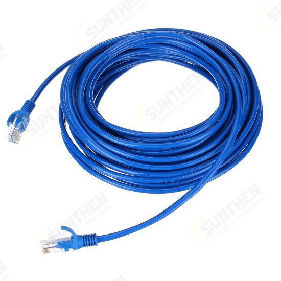 Fast RJ-45 - Male To Male Network Ethernet LAN Cable Wire 10m/15m/20m/30m/50m