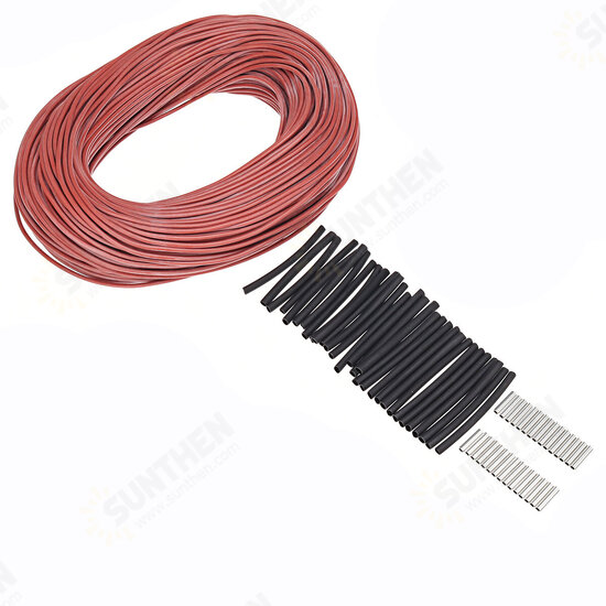 Heating Wire Cable Carbon Fiber Floor Wire Warm Home 6K 25W / M Silicone Rubber