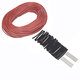 Heating Wire Cable Carbon Fiber Floor Wire Warm Home 6K 25W / M Silicone Rubber