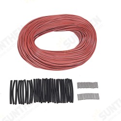 Heating Wire Cable Carbon Fiber Floor Wire Warm Home 6K 25W / M Silicone Rubber Heating Wire Cable Carbon Fiber Floor Wire Warm Home 6K 25W / M Silicone Rubber