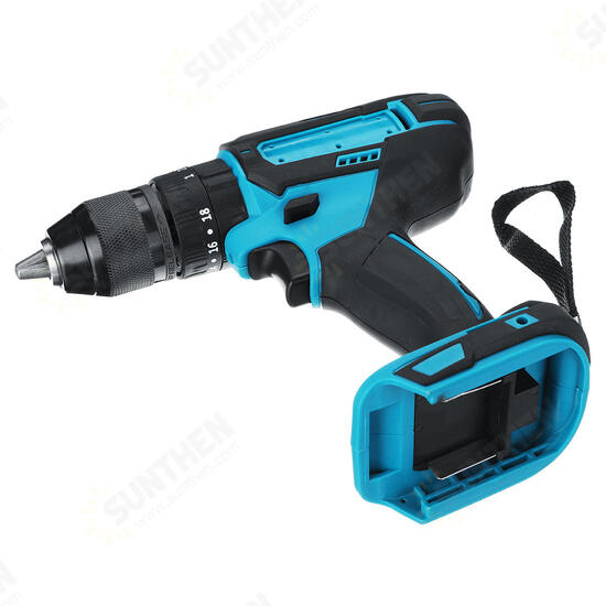 10mm Chuck Impact Drill 350N.m Cordless Electric Drill For Makita 18V Battery 4000RPM LED Light Power Drills