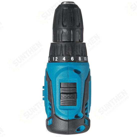 10mm Rechargable Electric Drill Screwdriver 1350RPM 2 Speed Impact Hand Drill Fit Makita Battery