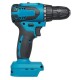 10mm Rechargable Electric Drill Screwdriver 1350RPM 2 Speed Impact Hand Drill Fit Makita Battery