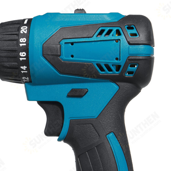 10mm Rechargable Electric Drill Screwdriver 1350RPM 2 Speed Impact Hand Drill Fit Makita Battery