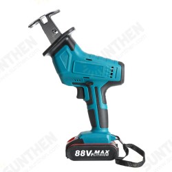 110-220V Electric Cordless Saber Saw 2 Batteries With 1 Charger Reciprocating Saw Body Only Cutting Woodworking 110-220V Electric Cordless Saber Saw 2 Batteries With 1 Charger Reciprocating Saw Body Only Cutting Woodworking