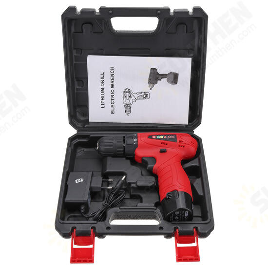 110V-220V Electric Screwdriver Lithium Power Driver Drill 23 N/M Diameter 6mm EU Plug