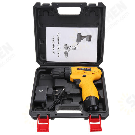 110V-220V Electric Screwdriver Lithium Power Driver Drill 23 N/M Diameter 6mm EU Plug