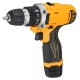 12/18/21V 25+1 Torque 2 Speed Cordless Electric Drill Screwdriver W/ LED Light