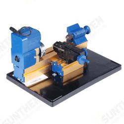 12V DC 2A 24W Multi-purpose Mini Wood Lathe Aluminum Lathe Machine 12V DC 2A 24W Multi-purpose Mini Wood Lathe Aluminum Lathe Machine