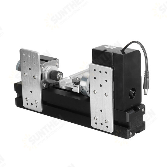 12V DC 2A 24W Multi-purpose Mini Wood Lathe Metal Rotating Lathe Machine