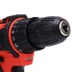 12V Electric Drill Cordless Wireless Rechargeable Electric Screwdriver Drill Set LED W/ 1/2 Batteries Wood Metal Plastic Drilling Tool