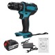 13mm 800W Cordless Brushless Impact Drill Driver 25+3 Torque Electric Drill Screwdriver For Makita 18V Battery