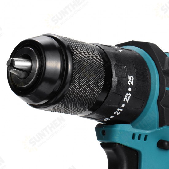 13mm 800W Cordless Brushless Impact Drill Driver 25+3 Torque Electric Drill Screwdriver For Makita 18V Battery