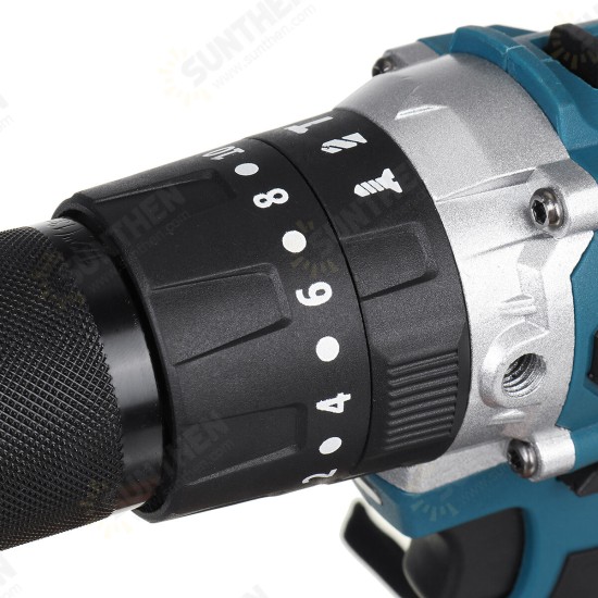 13mm Chuck Brushless Cordless Electric Impact Drill Hammer Screwdriver For Makita 18V Battery