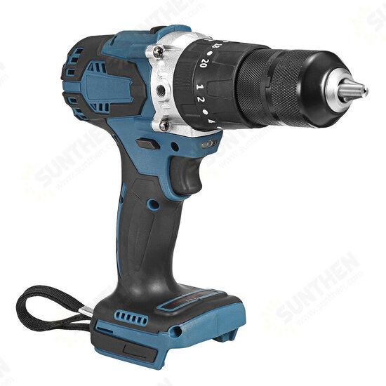 13mm Chuck Self Lock 3In1 Brushless Electric Drill 20 Torque 2 Speed Rechargeable Power Screwdriver W/Side Handle For Makita 18V Battery Side Handle