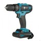 148VF 2.0Ah Cordless Electric Impact Drill Rechargeable Drill Screwdriver W/ 1 or 2 Li-ion Battery