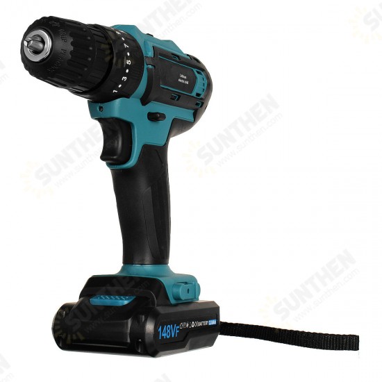 148VF 2.0Ah Cordless Electric Impact Drill Rechargeable Drill Screwdriver W/ 1 or 2 Li-ion Battery