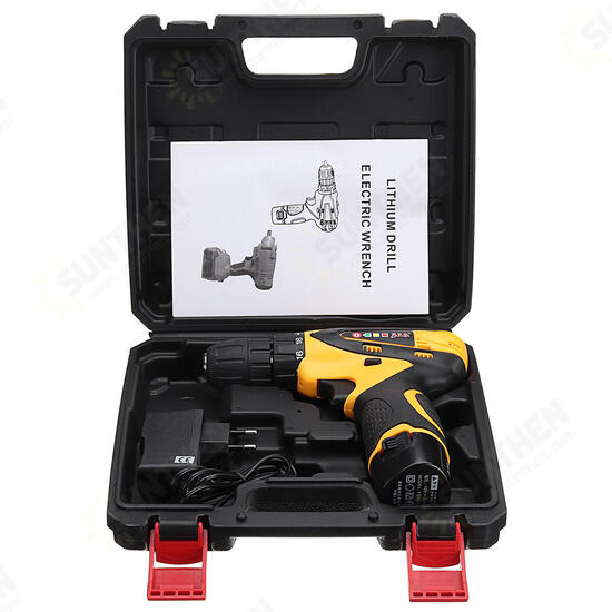 1500mAh 110V-220V Electric Screwdriver Lithium Power Dirver Drill Dual Speed DC12V With Case 1500mAh 110V-220V Electric Screwdriver Lithium Power Dirver Drill Dual Speed DC12V With Case