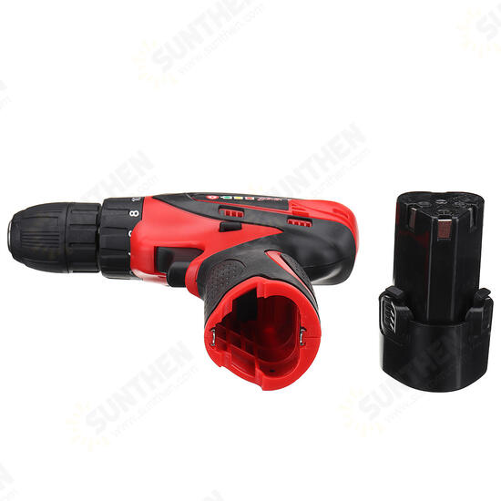 1500mAh 110V-220V Electric Screwdriver Lithium Power Dirver Drill Dual Speed DC12V With Case