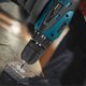 16.8V Cordless Electric Drill Driver 23+1 Torque Multifuntional Screwdriver Power Tool W/ Battery & Drill Bits Set