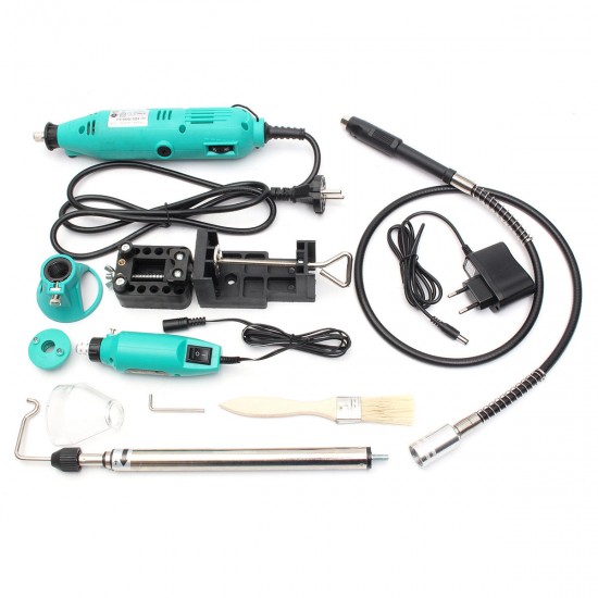 181Pcs Mini Drill Electric Grinder Sanding Polishing Rotary Tool with Accessory Set