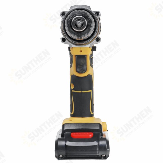 18500mAh 10mm Cordless Impact Drill Rechargeable 2 Speeds LED Electric Drill W/ 1/2pcs Battery