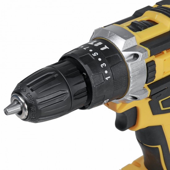 18500mAh 10mm Cordless Impact Drill Rechargeable 2 Speeds LED Electric Drill W/ 1/2pcs Battery
