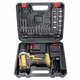 18500mAh 10mm Cordless Impact Drill Rechargeable 2 Speeds LED Electric Drill W/ 1/2pcs Battery