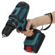 18V Electric Drill Rechargeable Screwdriver Flat Drill Impact Wrench w/ None or 1pc or 2pcs Battery