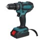 18V Electric Drill Rechargeable Screwdriver Flat Drill Impact Wrench w/ None or 1pc or 2pcs Battery