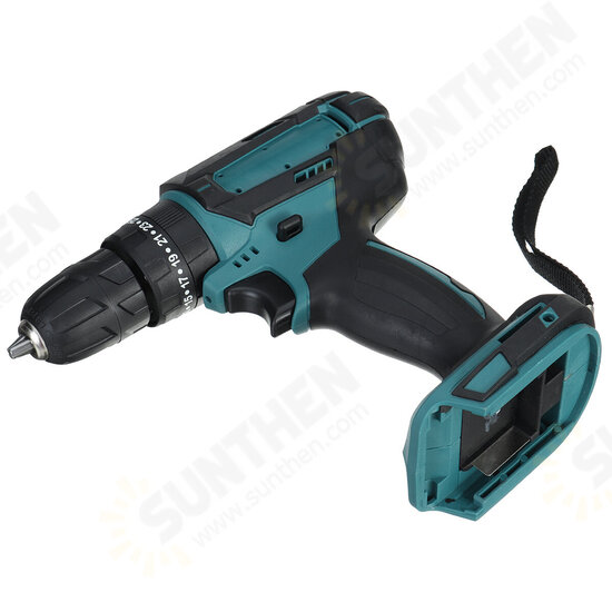 18V Electric Drill Rechargeable Screwdriver Flat Drill Impact Wrench w/ None or 1pc or 2pcs Battery