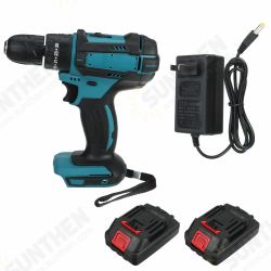 18V Electric Drill Rechargeable Screwdriver Flat Drill Impact Wrench w/ None or 1pc or 2pcs Battery 18V Electric Drill Rechargeable Screwdriver Flat Drill Impact Wrench w/ None or 1pc or 2pcs Battery