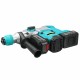 2000W Brushless Electric Hammer Heavy Duty Rechargeable Impact Drill Multifunction Hammer W/ 2pcs Battery