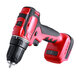 2000mAh 21+1N.M LED Cordless Electric Drill 2 Speeds Impact Drill W/ None/1pc/2pcs Battery