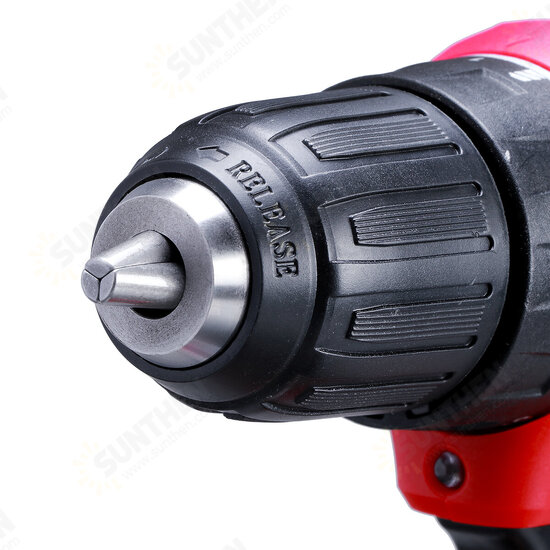 2000mAh 21+1N.M LED Cordless Electric Drill 2 Speeds Impact Drill W/ None/1pc/2pcs Battery