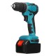 21V Electric Cordless Drill Driver Dual Speed 150Nm Torque Li-ion Battery