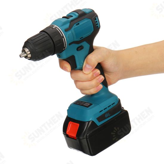 21V Electric Cordless Drill Driver Dual Speed 150Nm Torque Li-ion Battery