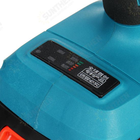 21V Electric Cordless Drill Driver Dual Speed 150Nm Torque Li-ion Battery