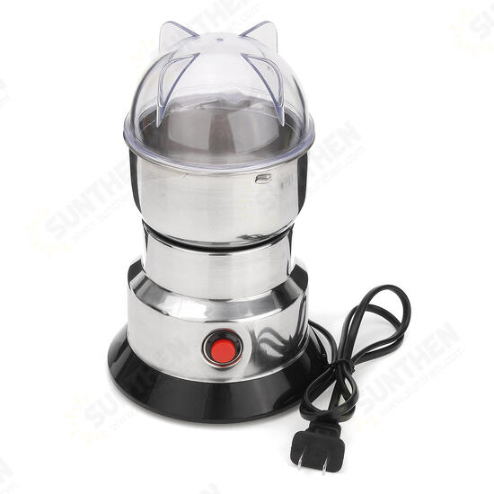 220V 100W Electric Herb Beans Grain Coffee Grinder Cereal Mill Grinding Machine