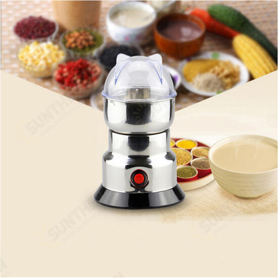 220V 100W Electric Herb Beans Grain Coffee Grinder Cereal Mill Grinding Machine