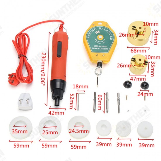 220V Handheld Electric Drill Bottle Capping Machine Cap Sealer Seal Ring Machine