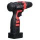 25 V Drill 2 Speed Electric Cordless Drill Driver with Bits Set Batteries