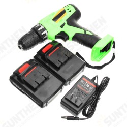 25V Cordless Power Drill 2 Lithium-Ion Battery Rechargeable Electric Screwdriver Kit 25V Cordless Power Drill 2 Lithium-Ion Battery Rechargeable Electric Screwdriver Kit