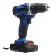 25V Rechargeable Cordless Drill Lithium-Ion Power Screwdriver With 2 Batteries 1 Charger