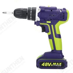 3 In 1 Hammer Drill 48V Cordless Drill Double Speed Power Drills LED lighting 1Pcs Large Capacity Battery 50Nm 25+1 Torque Electric Drill 3 In 1 Hammer Drill 48V Cordless Drill Double Speed Power Drills LED lighting 1Pcs Large Capacity Battery 50Nm 25+1 Torque Electric Drill