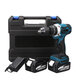 3 in 1 3500rpm 800W Brushless Cordless Impact Drill Screwdriver 90N.M Compact Electric Hammer Drill Driver W/ 1/2 2.4Ah Battery For Makita